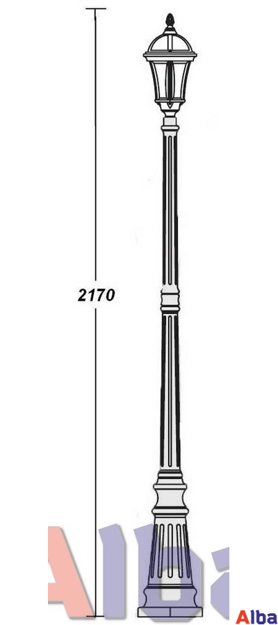 Rome S 95209 Парковый светильник