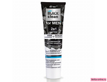 Витекс Black Clean For Men 2в1 Крем после бритья + увлажняющий Бальзам с комплексом детокс-защиты,100 мл