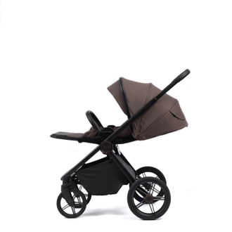 Коляска 2в1 Peppy Monaco 2025 Brownie (коричневый) рама черная