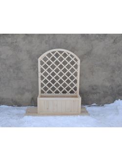 Кашпо арка шпалера деревянное 1000х1500 мм.