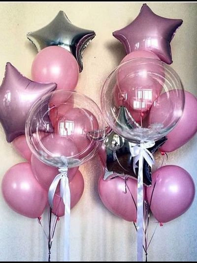 Сет воздушных шаров на выписку малыша из роддома "Доча"