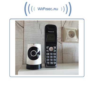 Видеоняня /WiFi IP видеокамера панорамная 180*110*  с DVR (fish_mini), HD