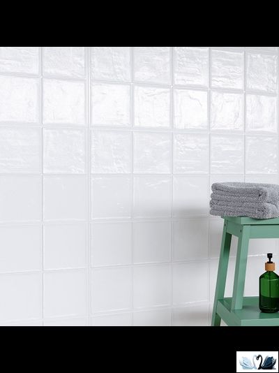 xПлитка настенная Gracia Ceramica Mango white square wall 25 х 60 см рельеф