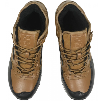 New Balance 574 Mid Brown Black с мехом