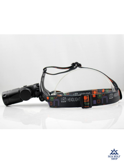 Фонарь для дайвинга налобный Yupard T6-1000Lm-белый