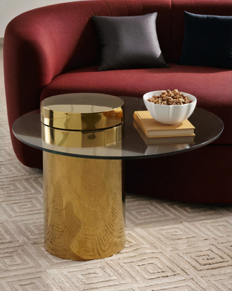 Золотой приставной столик "Мартин"