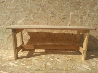 Лавка без спинки; 390*470*1000; лиственница