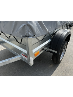 Прицеп «Спутник PRO» (1900х1200х370) оцинкованная рама, с силовым подрамником