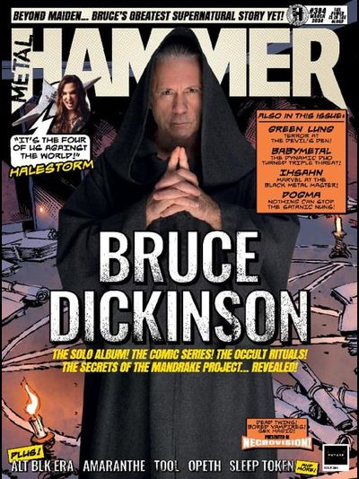 Metal Hammer UK Magazine March 2024 Bruce Dickinson Cover, Иностранные журналы, Intpressshop