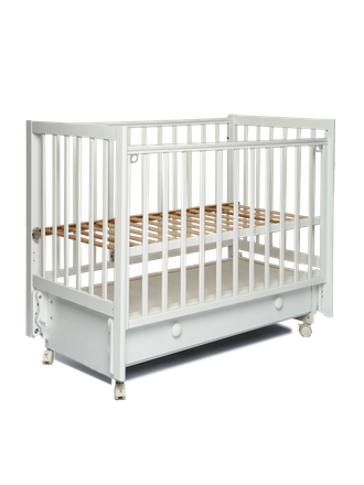 Детская кроватка Woodix Colibri Go маятник универсальный Белый