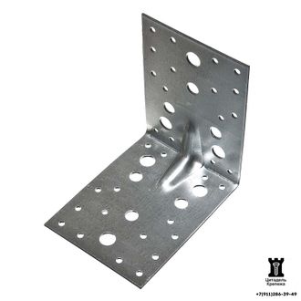 Уголок крепёжный усиленный 130х130х100х2