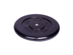 Диск обрезиненный черный 51 мм MB BARBELL 20 кг в Воронеже
