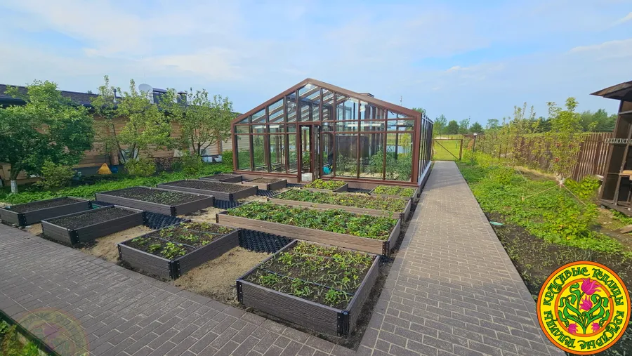 Зимняя теплица размером 6х7 метра 