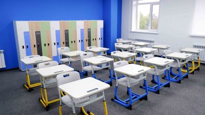 Стул ученический регулируемый Smarty, желтый