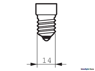 Philips Deco Tubular 7w T17 240-250v E14