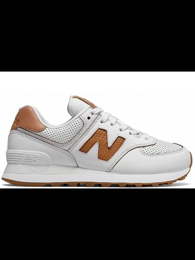 New Balance 574 Classic White Brown