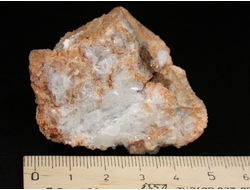 Целестин, кристаллы на породе, Россия, Северный Кавказ, КЧР (54*44*35 мм, 95 г) №37514