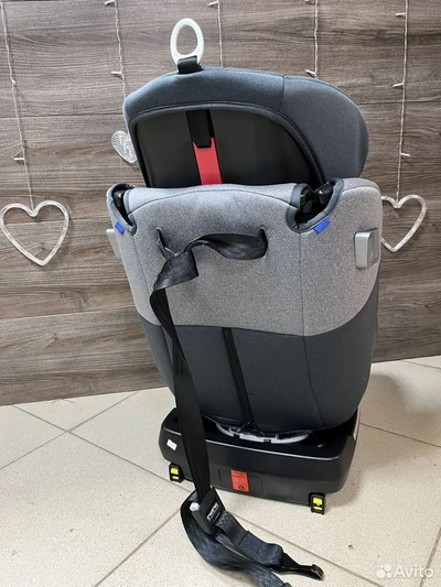 Автокресло Luxmom 210 (Isofix, 0-36 кг, 0-12 лет) Темно-серый