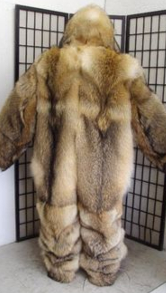 Комбинезон с капюшоном мужской зимний натуральный мех Волк Арт. МИ-23