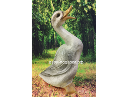 Гусь садовая фигура  40*23см   1,3кг  полистоун Россия 1568/012091*