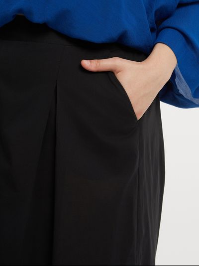 Брюки-палаццо женские черные