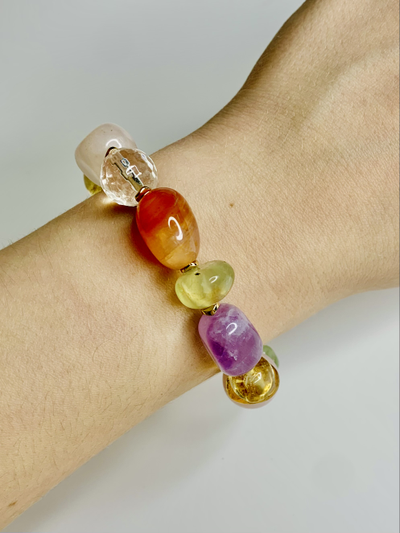 Браслеты из крупных самоцветов