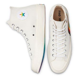 Кеды Converse Chuck Taylor 70 Pride белые высокие