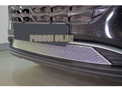 Защита радиатора Hyundai Tucson 2021- chrome низ PREMIUM