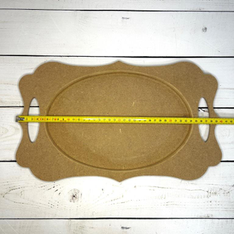 Поднос фигурный 390*240 мм заготовка для декупажа и росписи