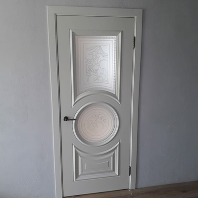 БОГЕМА/ БЕЛАЯ ЭМАЛЬ, ПОЛОТНО ОСТЕКЛЕННОЕ/ УЗОР 2