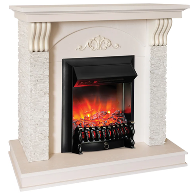 Электрокамин Corfino WT с очагом Fobos