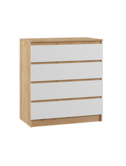 Мадера Комод К4М Крафт золотой/Белый