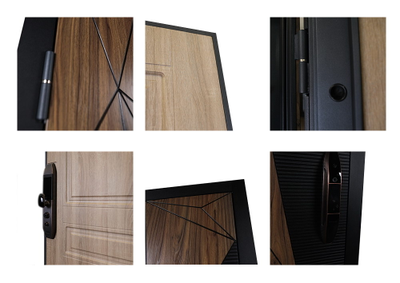 Стальная дверь   Mix. Заказная модель.