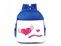 Рюкзак синий #7 на День влюблённых, 14 февраля