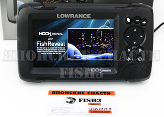 Эхолот Lowrance Hook Reveal 5 SplitShot 83/200 русский язык