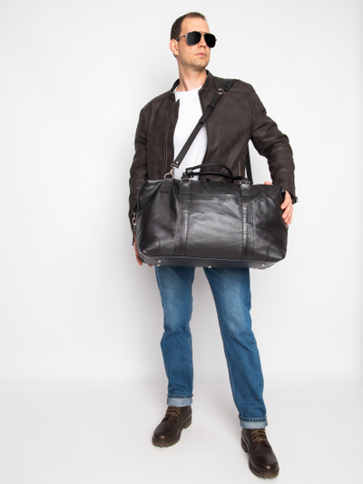 Кожаная дорожная сумка Fidenza Premium anthracite (арт. 
4036-51)
