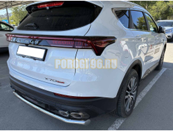 Защита заднего бампера Папа Тюнинг d60 для JETOUR X70 Plus 2023-
