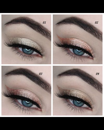 Сияющие жидкие тени для век Metal hype