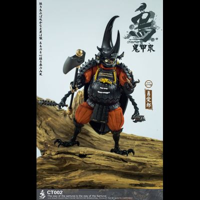 Жук-самурай с топором - Коллекционная ФИГУРКА 1/12 scale Samurai Beetle Brave Airo (CT002) - CROWTOYS