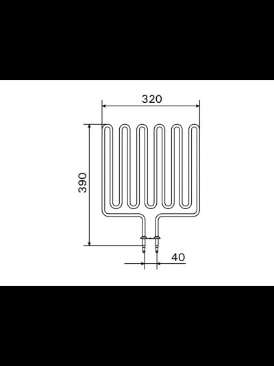 ТЭН 2670Вт ZSK-710 для электрокаменки HARVIA - (Финские)