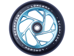 Купить колесо Longway Scorpion (бирюзовое) для трюковых самокатов в Иркутске