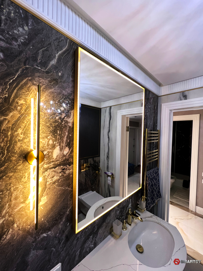 Зеркало с подсветкой и встроенной стерео акустикой Gilded Melody CLA