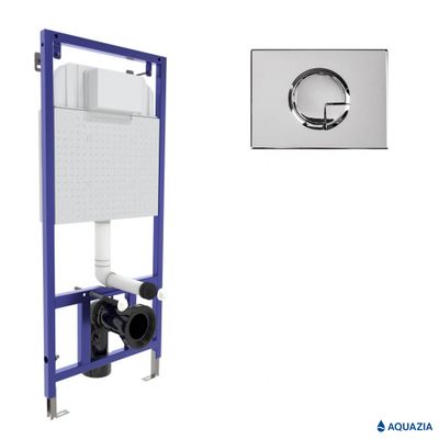 Инсталляция VISAM SLIM 525 для подвесного унитаза (R3 Хром глянец)