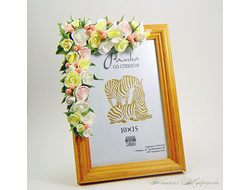 Фоторамка с цветами.