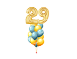 Фонтан из 12 шаров и 2 цифр