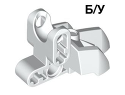 ! Б/У - Hero Factory Foot with Three Short Claws and Ball Joint Socket, White (15976 / 6108814) - Б/У