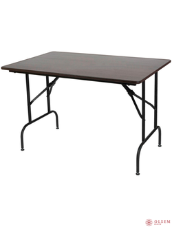 Стол банкетный складной 900х600, венге, черный