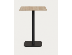 Dina высокий стол из меламина с натуральной отделкой и металлической купить в Севастополе