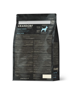 Grandorf Fresh сухой корм для собак мелких пород с индейкой и бататом, 1 кг
