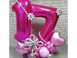 композиция из цифр "восторг"